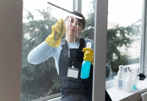 Nettoyage de vitres intérieures et extérieures au Castelet